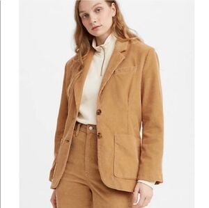 Levi's Autumn Whale Corduroy Jacket Tan Size Medium